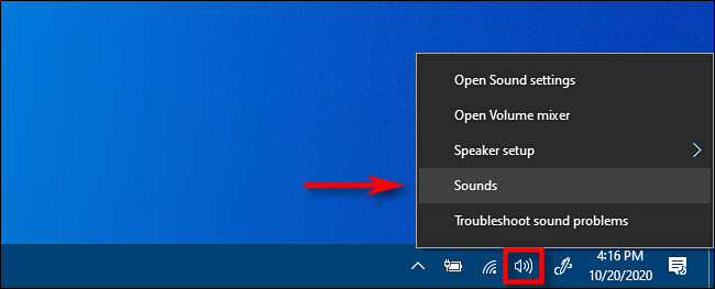 Select the default microphone in Windows 10