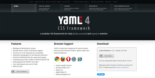 YAML framework 4