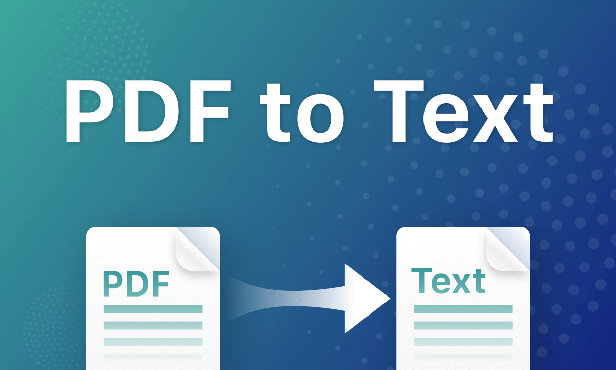 Convert PDF Text Files