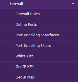 Restrict the web interface and SSH to known addresses